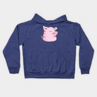 Pig by The CatBears Kids Hoodie